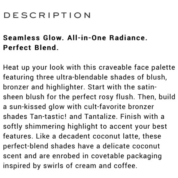 O!Mega x Three Powder X-TRA LARGE Blush-Bronze-Highlight Tantalize Glo Palette - Picture 3 of 16